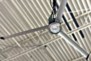 PolarCool Skyblade Mini Prop 7ft or 8ft - 3 Blade HVLS Ceiling Fan W/ Remote