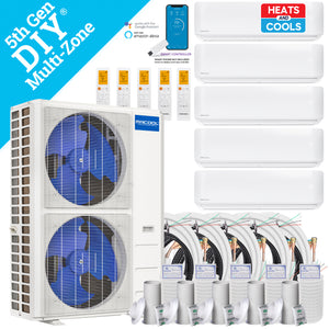 MRCOOL® 36k DIY 5th Generation 5 Zone Multi-Zone Mini-Split Condenser 230v
