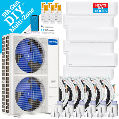 MRCOOL® 48k DIY 5th Generation 6 Zone Multi-Zone Mini-Split Condenser 230v