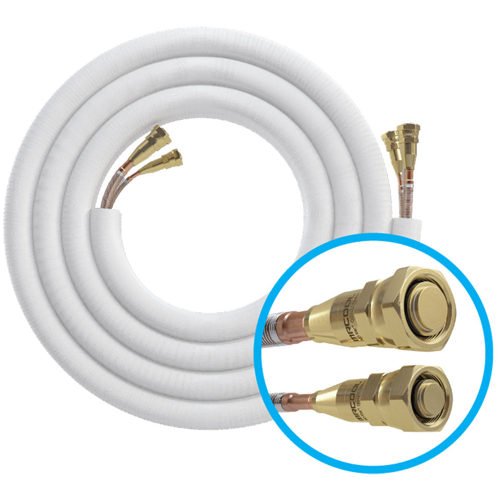 MRCOOL 35ft 3/8 x 5/8 Lineset for DIY 24K & 36K Indoor w/ DIY Pro Cable - R454B