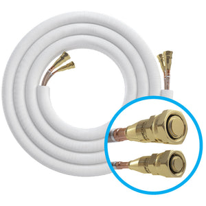 MRCOOL 25ft 1/4 x 3/8 Lineset for DIY 6K, 9K & 12K Indoor - R454B