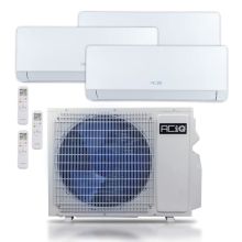 24,000 BTU ACIQ Essentials 23.0 SEER2 3 Zone Wall Mount Mini Split Heat Pump System w/ 15ft Line Set- R32 | 230V